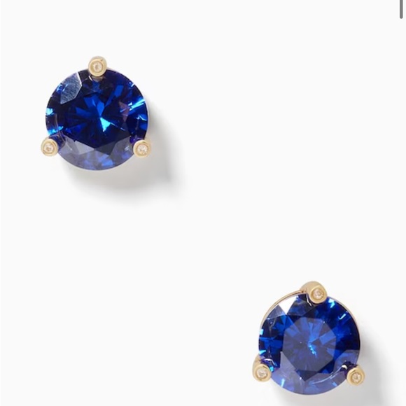 Kate Spade Rise & Shine Studs in Navy - Picture 1 of 4